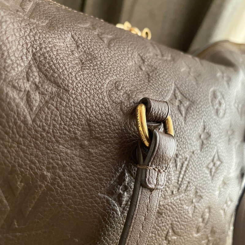 Louis Vuitton高級系列全皮托特包原10幾萬🎞LV老花字壓紋🎞 類never full🎞瀟🎞手提/肩背/側背/斜背/小資包/媽媽包/過夜包🎞正品🎞況好🎞🈶️原包附長背帶-25