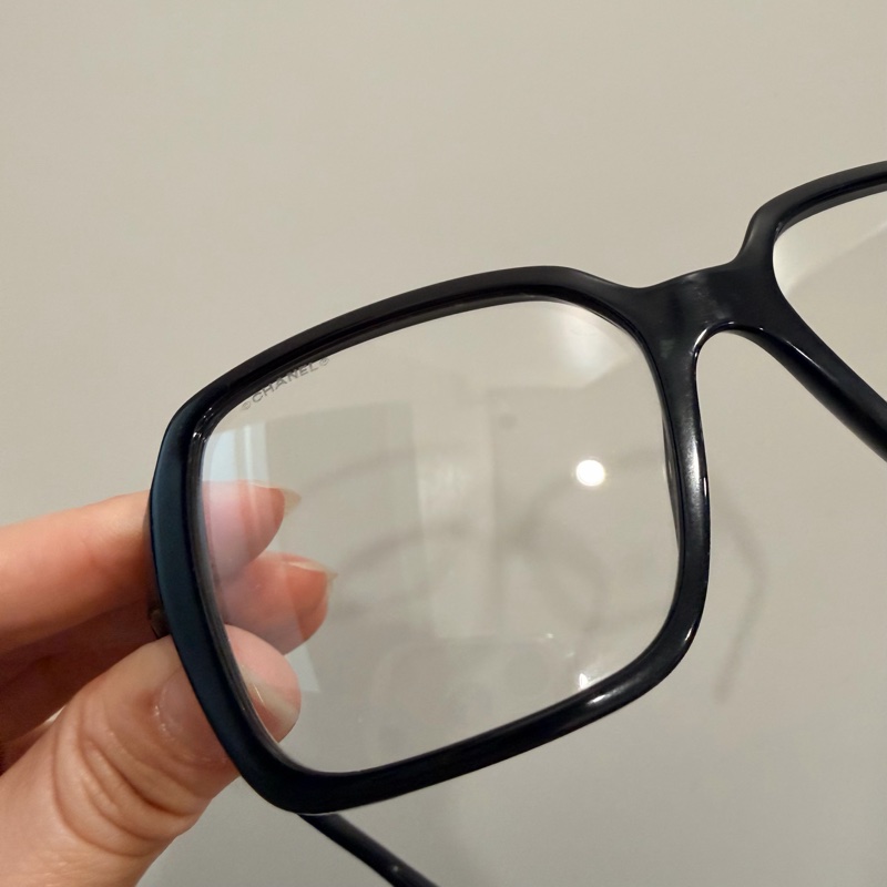 Chanel 香奈兒 爆款 so black 立體字母logo 平光眼鏡-32