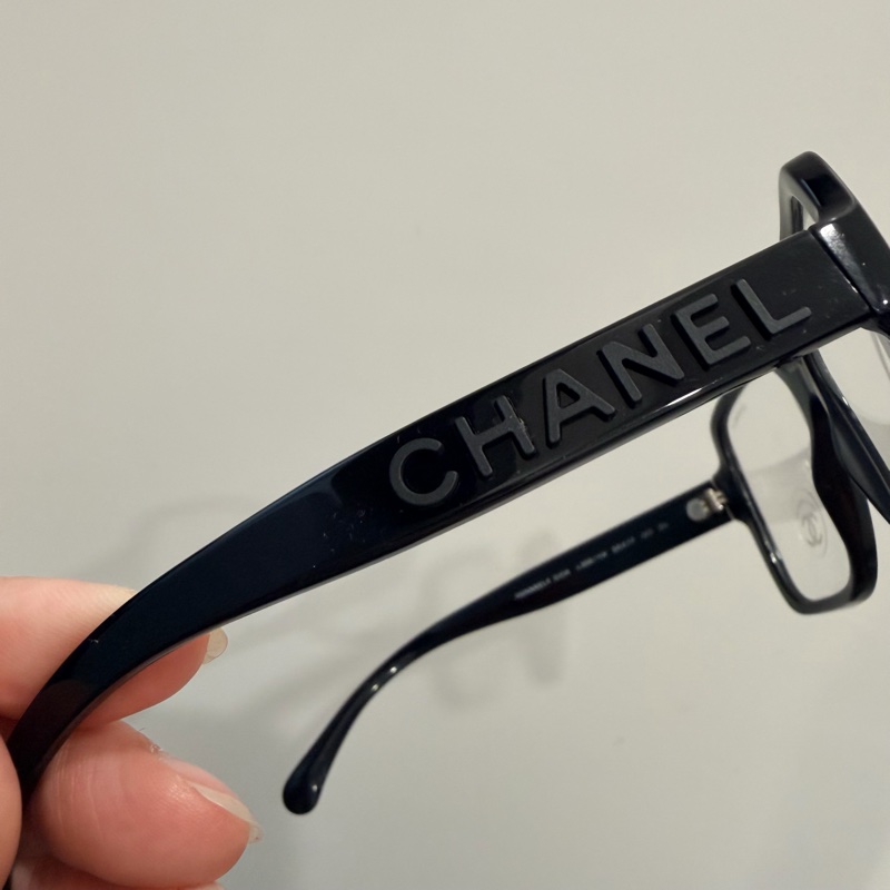 Chanel 香奈兒 爆款 so black 立體字母logo 平光眼鏡-34