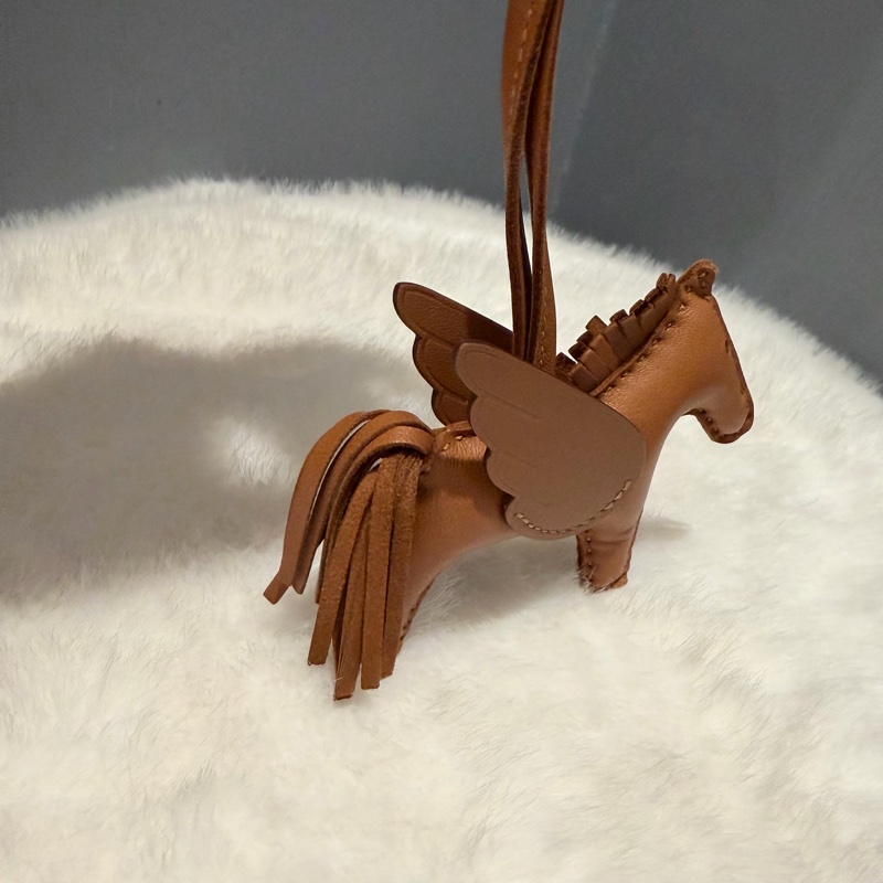 Hermes 愛馬仕 小飛馬 金棕 PM-2