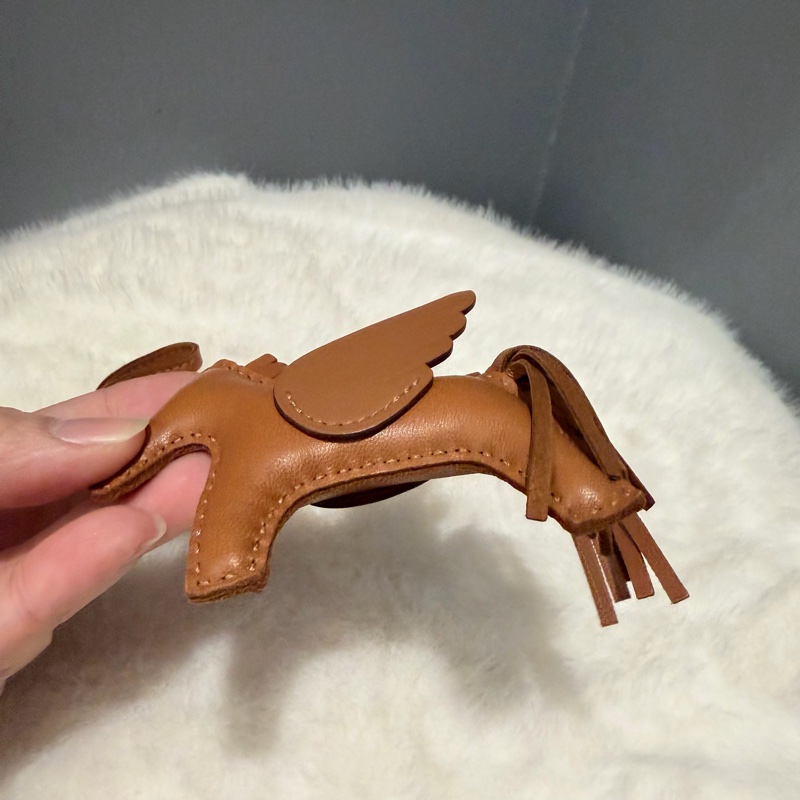 Hermes 愛馬仕 小飛馬 金棕 PM-14