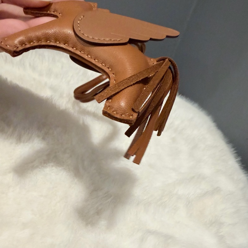 Hermes 愛馬仕 小飛馬 金棕 PM-15