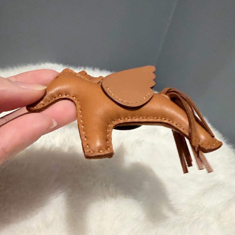 Hermes 愛馬仕 小飛馬 金棕 PM-16