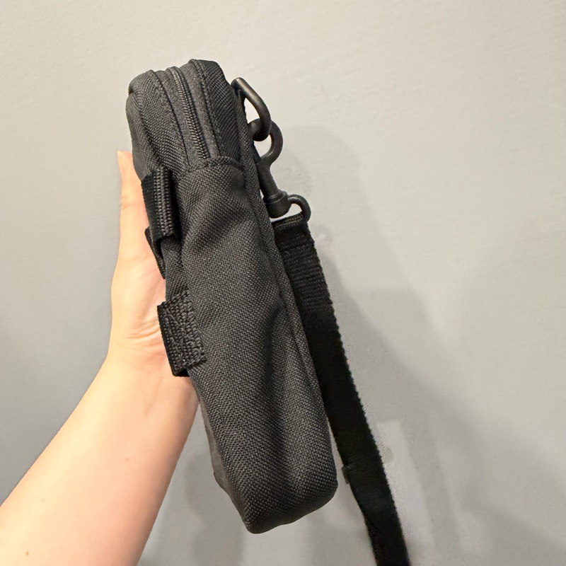 Balenciaga 巴黎世家 尼龍 小包 斜背包 黑-4