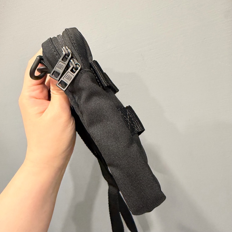 Balenciaga 巴黎世家 尼龍 小包 斜背包 黑-5