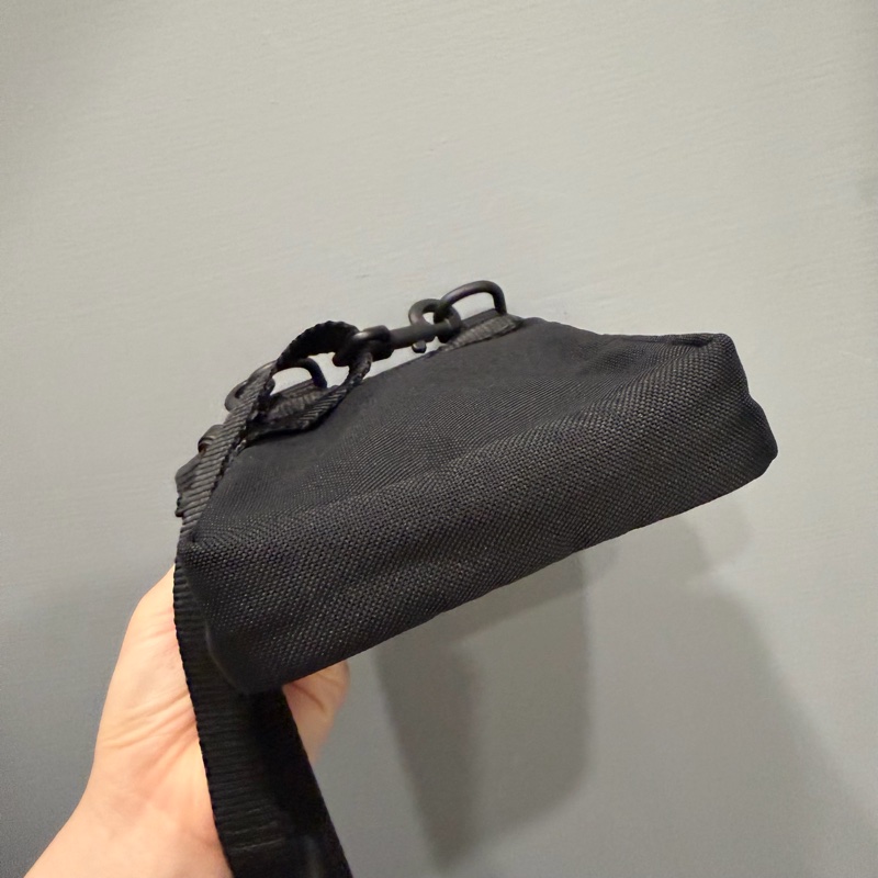 Balenciaga 巴黎世家 尼龍 小包 斜背包 黑-7
