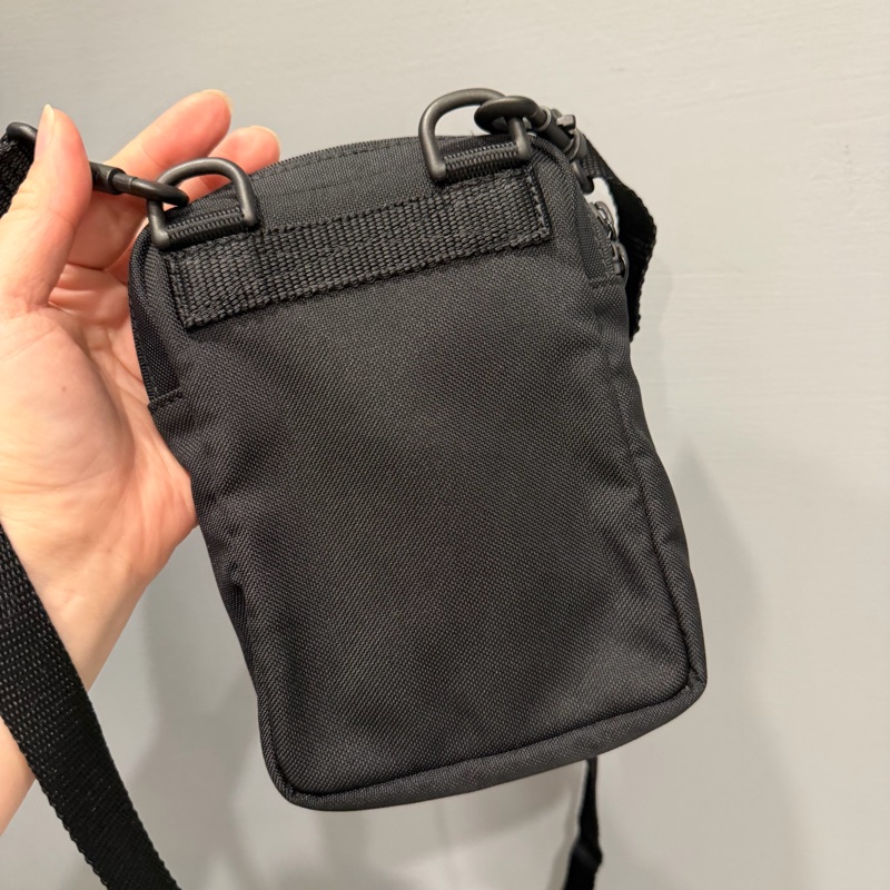 Balenciaga 巴黎世家 尼龍 小包 斜背包 黑-10