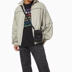 Balenciaga 巴黎世家 尼龍 小包 斜背包 黑-29