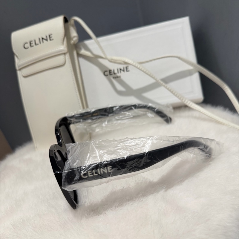 Celine 爆款 黑色方框 墨鏡 太陽眼鏡-14