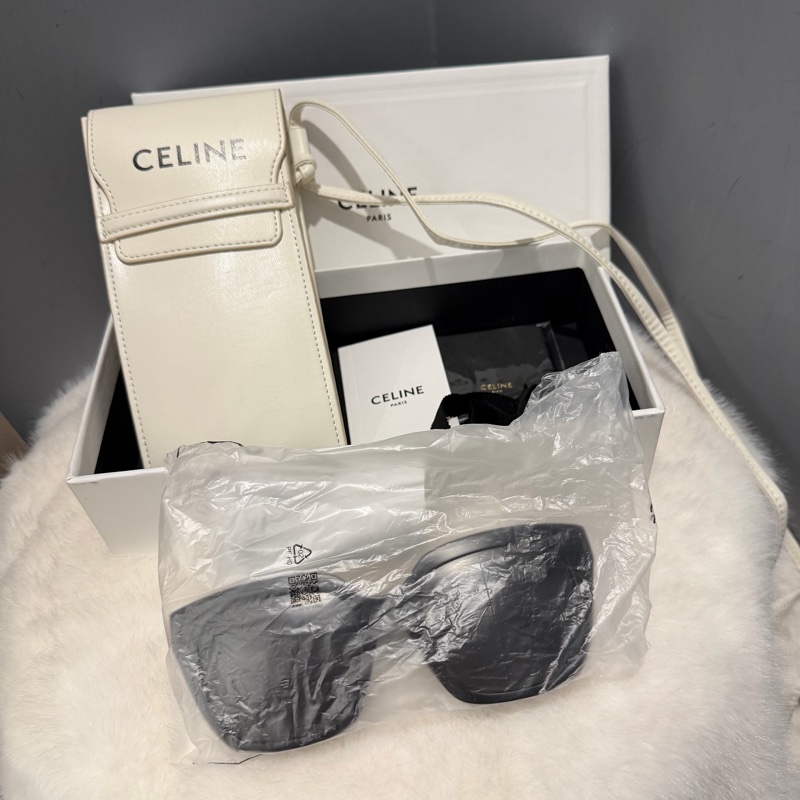 Celine 爆款 黑色方框 墨鏡 太陽眼鏡-19