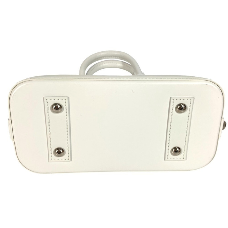 路易威登 M21712 Epi 皮革 LV×YK 草間彌生 Alma BB 兩用包,肩背/斜挎包,皮革,女士,白色,近全新-1