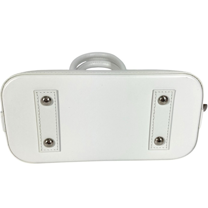 路易威登 M21712 Epi 皮革 LV×YK 草間彌生 Alma BB 兩用包,肩背/斜挎包,皮革,女士,白色,近全新-4