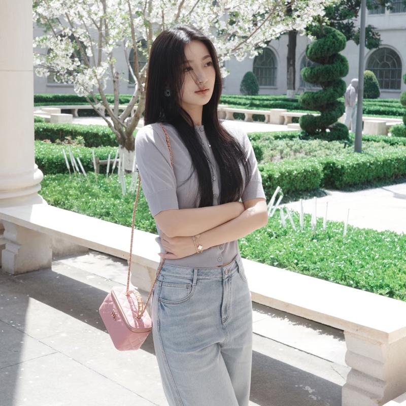 #芯片款 #99新閒置 香奈兒24c盒子包櫻花粉 仙女必備🌸-2