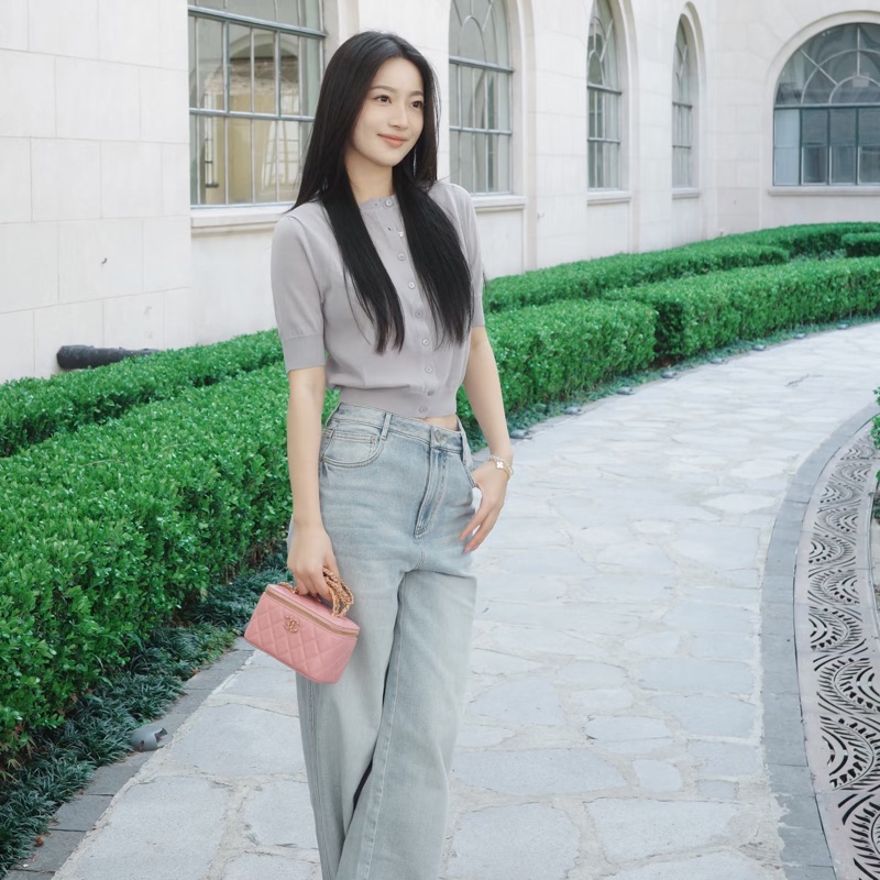 #芯片款 #99新閒置 香奈兒24c盒子包櫻花粉 仙女必備🌸-3