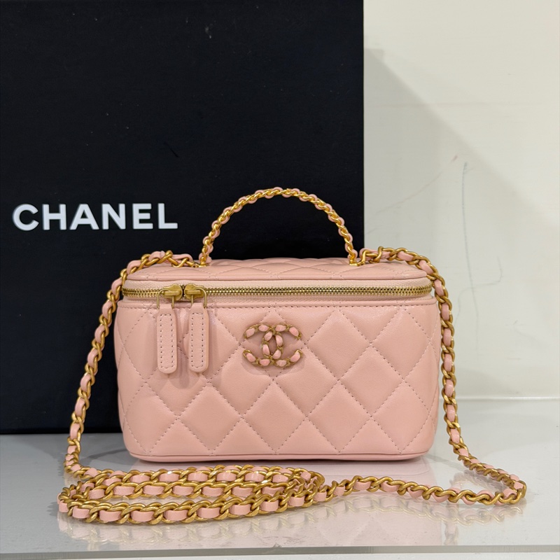 #芯片款 #99新閒置 香奈兒24c盒子包櫻花粉 仙女必備🌸-8