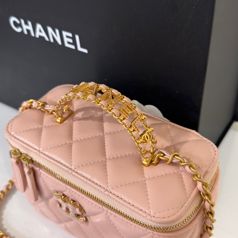 #芯片款 #99新閒置 香奈兒24c盒子包櫻花粉 仙女必備🌸-9