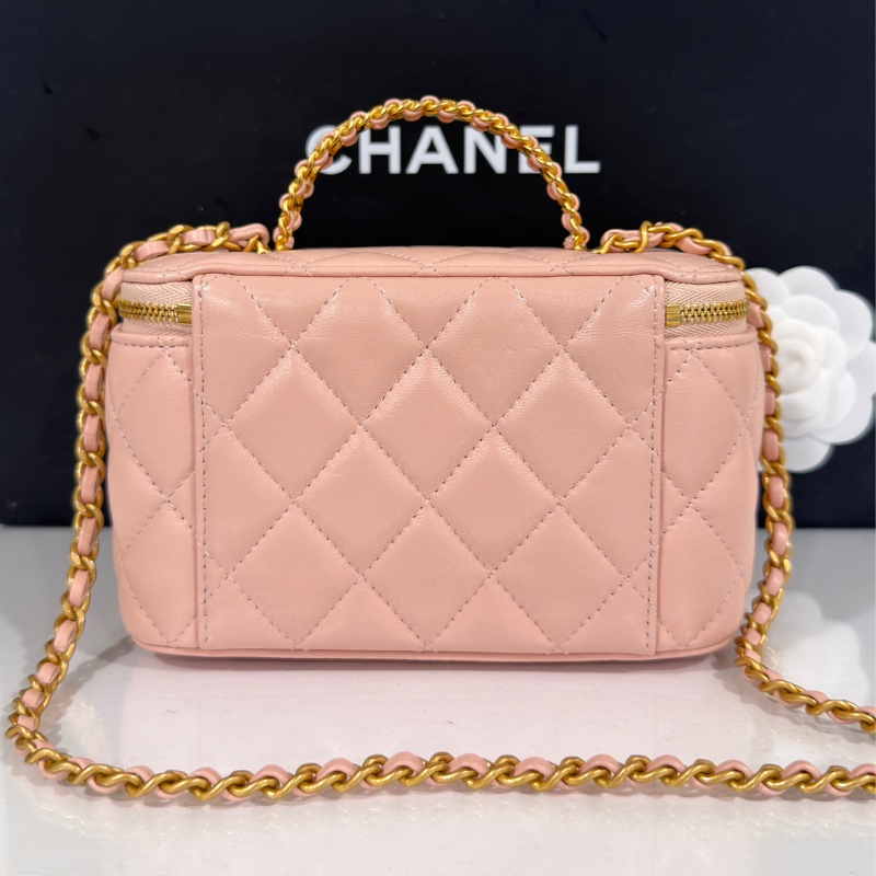 #芯片款 #99新閒置 香奈兒24c盒子包櫻花粉 仙女必備🌸-12