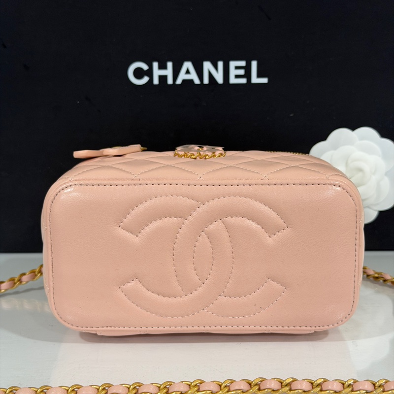 #芯片款 #99新閒置 香奈兒24c盒子包櫻花粉 仙女必備🌸-14