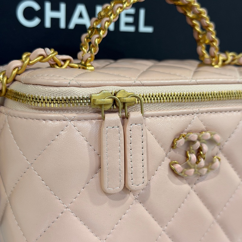 #芯片款 #99新閒置 香奈兒24c盒子包櫻花粉 仙女必備🌸-20