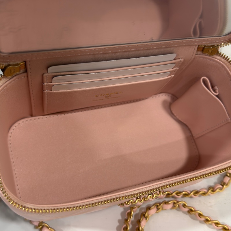 #芯片款 #99新閒置 香奈兒24c盒子包櫻花粉 仙女必備🌸-22