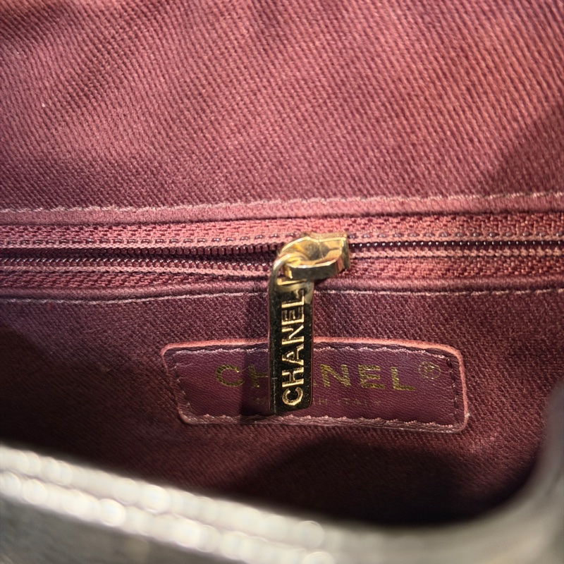 #專櫃20多萬斷貨 #芯片款 #荔枝皮 香奈兒黑金affinity後背包 JENNIE同款-26