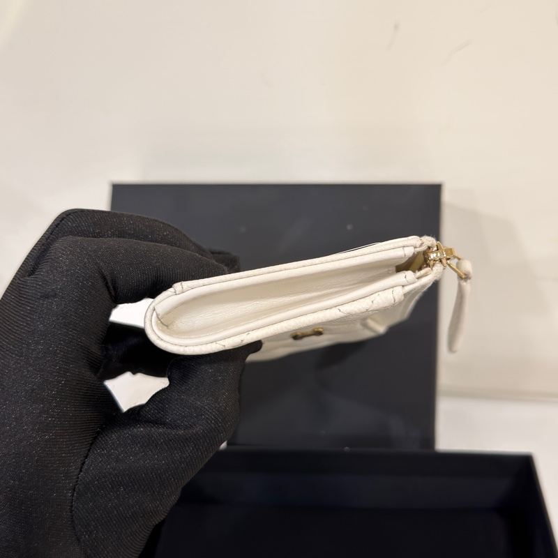 #荔枝皮 #芯片款 #大全配🉑送禮 香奈兒白金拉鍊零錢包卡夾-2