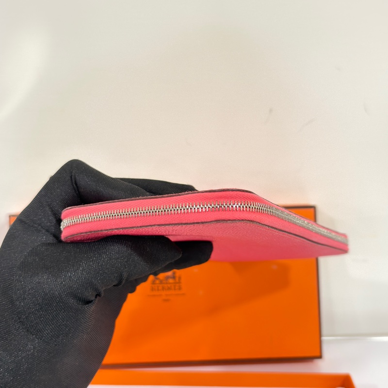 #過年必備🧨 #閒置美包 愛馬仕絲巾拉鏈長夾U刻 #大紅大紫-2