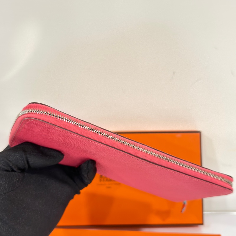 #過年必備🧨 #閒置美包 愛馬仕絲巾拉鏈長夾U刻 #大紅大紫-3