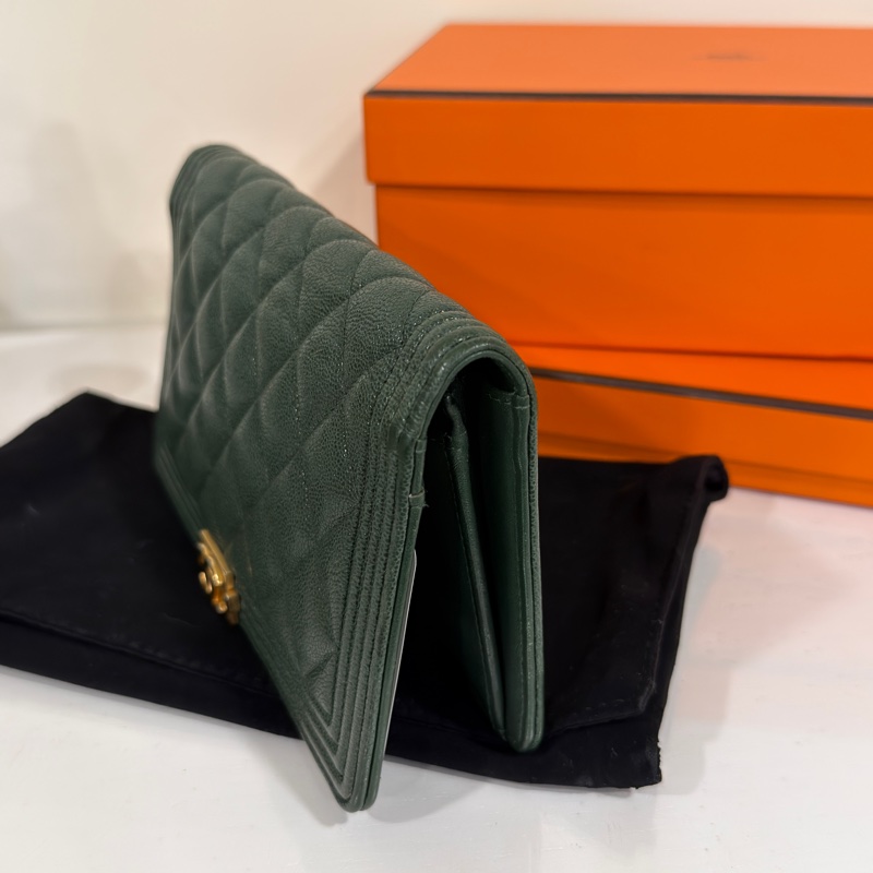 #專櫃5️⃣萬多 #荔枝皮 #超甜💰 香奈兒Leboy對開長夾-4