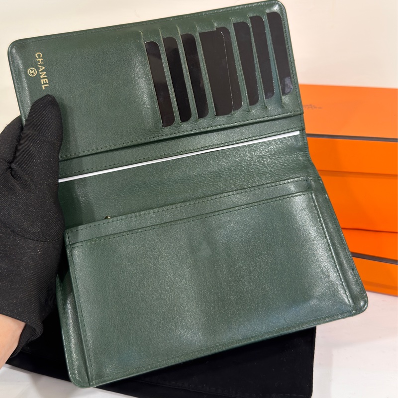 #專櫃5️⃣萬多 #荔枝皮 #超甜💰 香奈兒Leboy對開長夾-5