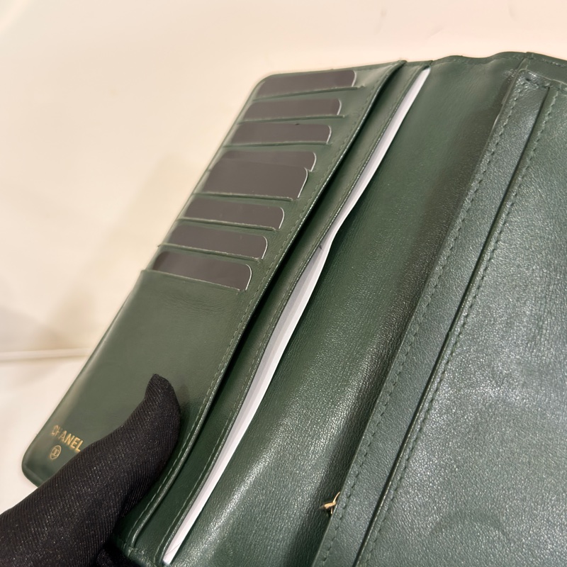 #專櫃5️⃣萬多 #荔枝皮 #超甜💰 香奈兒Leboy對開長夾-7