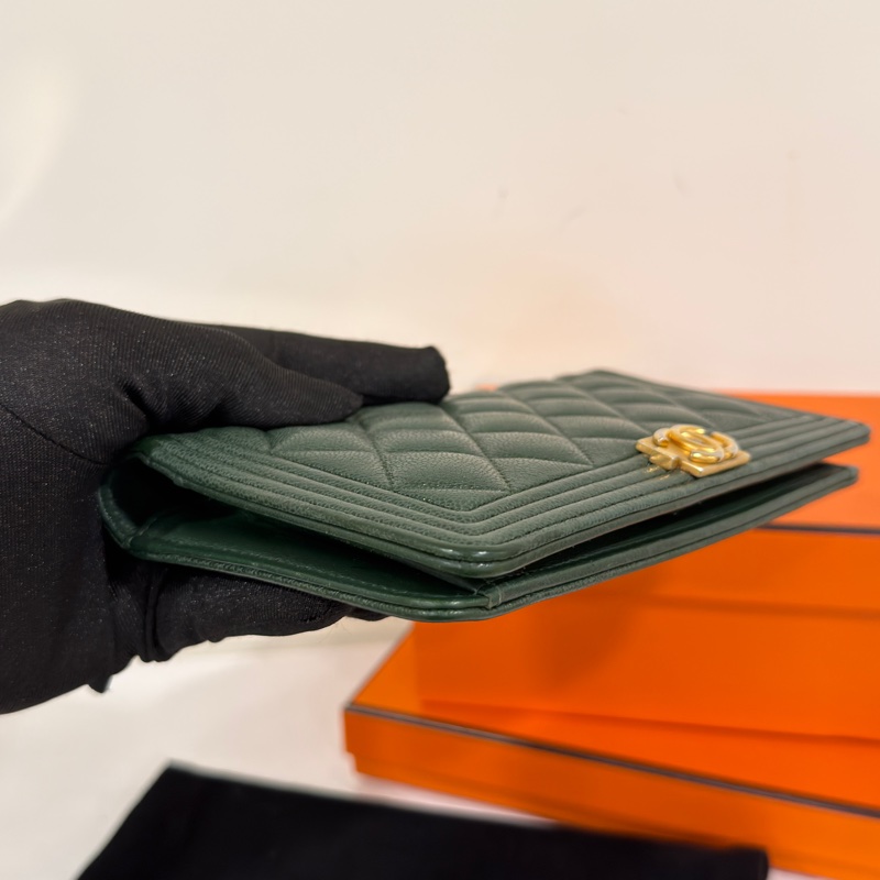 #專櫃5️⃣萬多 #荔枝皮 #超甜💰 香奈兒Leboy對開長夾-9