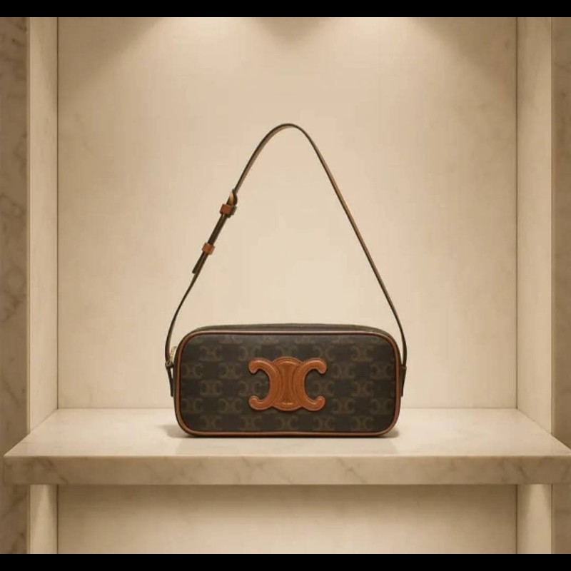 CELINE 凱旋門系列經典老花相機包-0