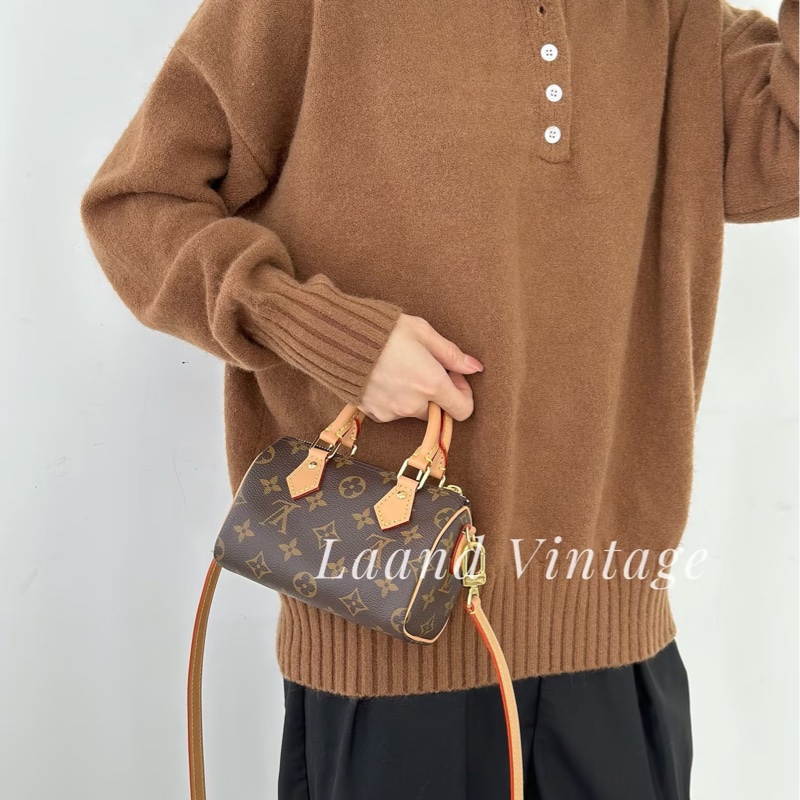 路易威登波士頓包LV原花Nano Speedy M81085-1