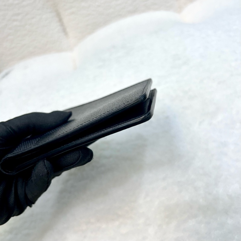 路易威登棋盤格男短夾LV黑棋盤格Slender對開短夾N63261-10