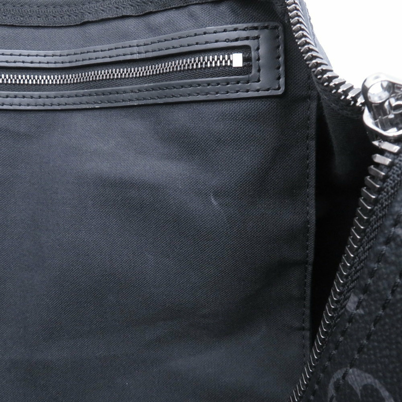 路易威登 Monogram Eclipse Keybol Bandouliere 波士頓包，45 碼，M40569，兩用單肩背包，黑色-5