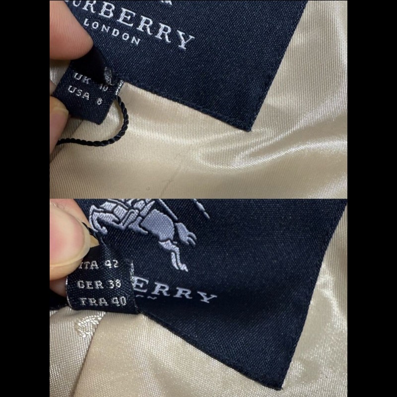 原價9萬8／近新品／Burberry時尚女神羊毛外套-9
