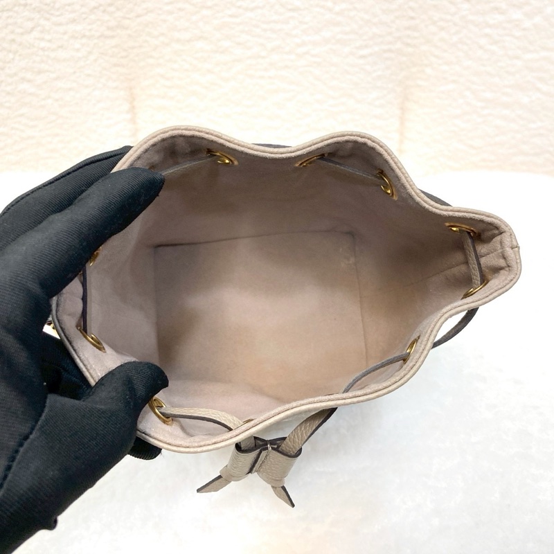 路易威登LV斑鳩灰牛皮壓紋Nano Noe水桶包M46291-6