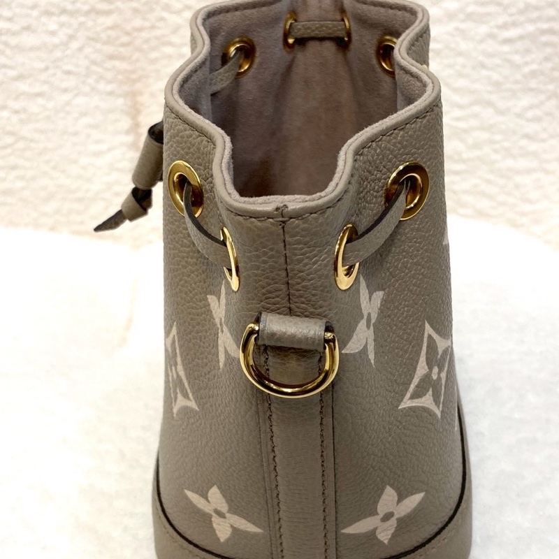 路易威登LV斑鳩灰牛皮壓紋Nano Noe水桶包M46291-10