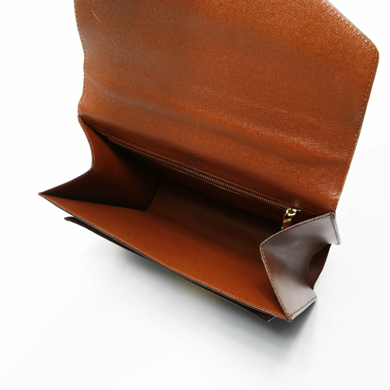 路易威登 Monceau Monogram 兩用單肩背包,棕色-11