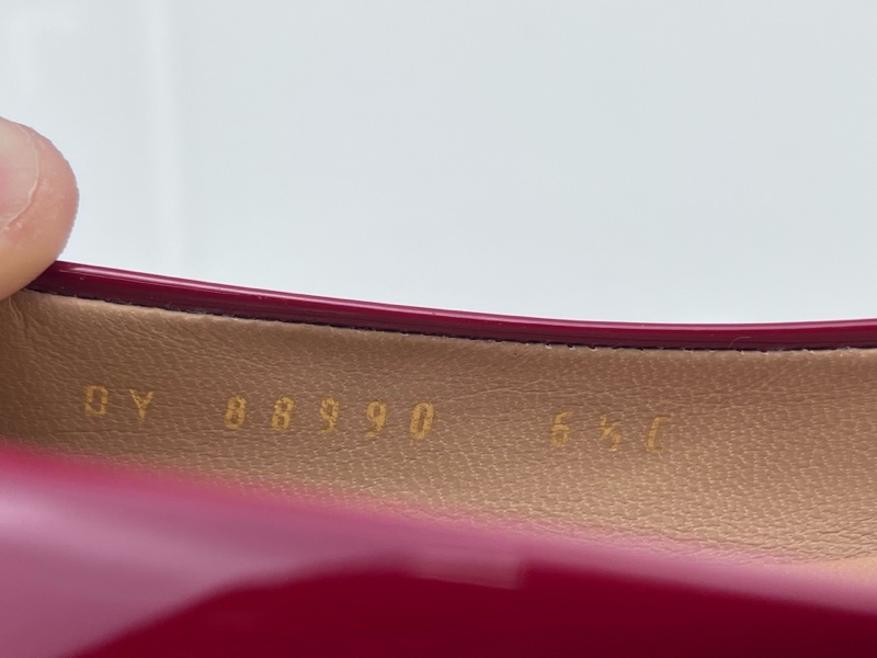 98新 Ferregamo菲拉格慕 酒紅平底鞋 37碼-8