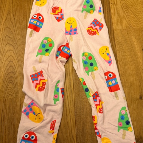 Stella McCartney Kids 冰棒圖案休閒棉褲｜8Y｜粉色｜童趣印花長褲