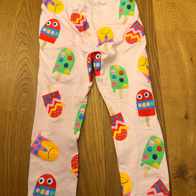 Stella McCartney Kids 冰棒圖案休閒棉褲|8Y|粉色|童趣印花長褲-3