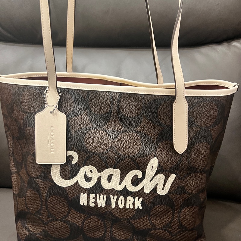 咖色大容量托特包-5