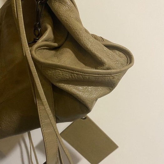 限時特價✅好裝 超美色 大款 日常 旅行包  巴黎世家 機車包 真品 容量大 Balenciaga 奶茶色 大地色 包美 好搭 容量有 經典包款-5