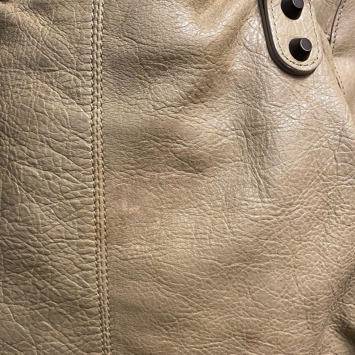 限時特價✅好裝 超美色 大款 日常 旅行包  巴黎世家 機車包 真品 容量大 Balenciaga 奶茶色 大地色 包美 好搭 容量有 經典包款-11