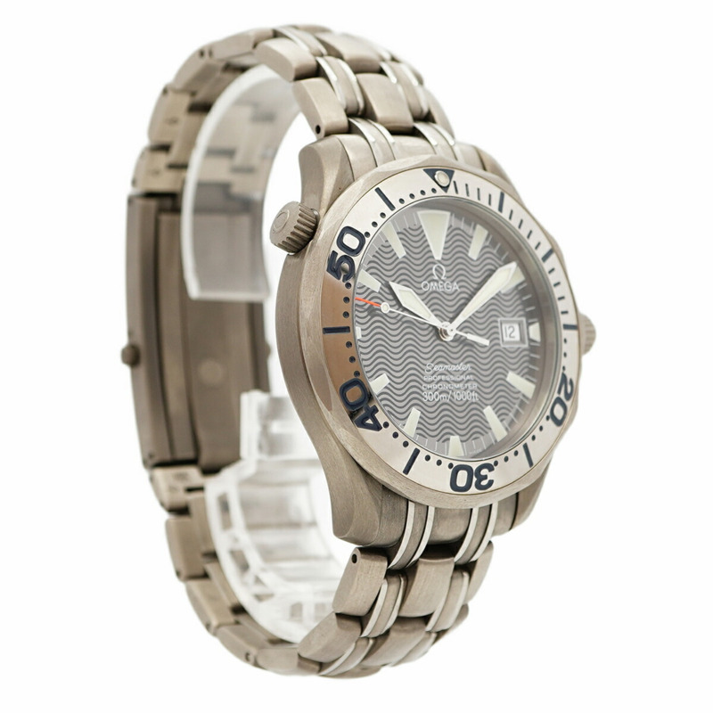 歐米茄海馬系列 2232.30 灰色錶盤男士腕錶-3