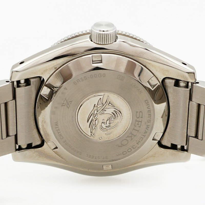 精工 Prospex SBDC197 6R55-00G0 黑色錶盤男士腕錶-5