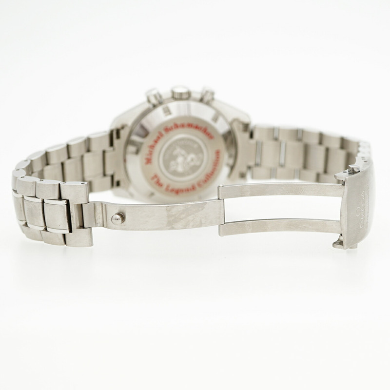 歐米茄超霸系列3506.31銀色錶盤男士腕錶-4