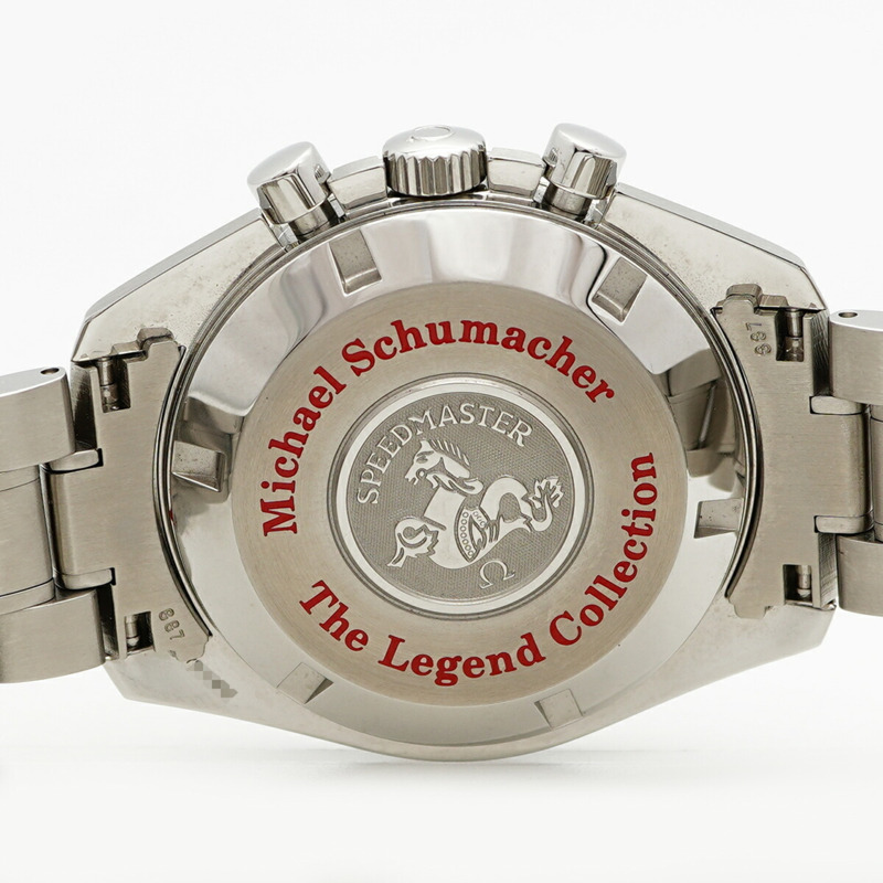 歐米茄超霸系列3506.31銀色錶盤男士腕錶-5